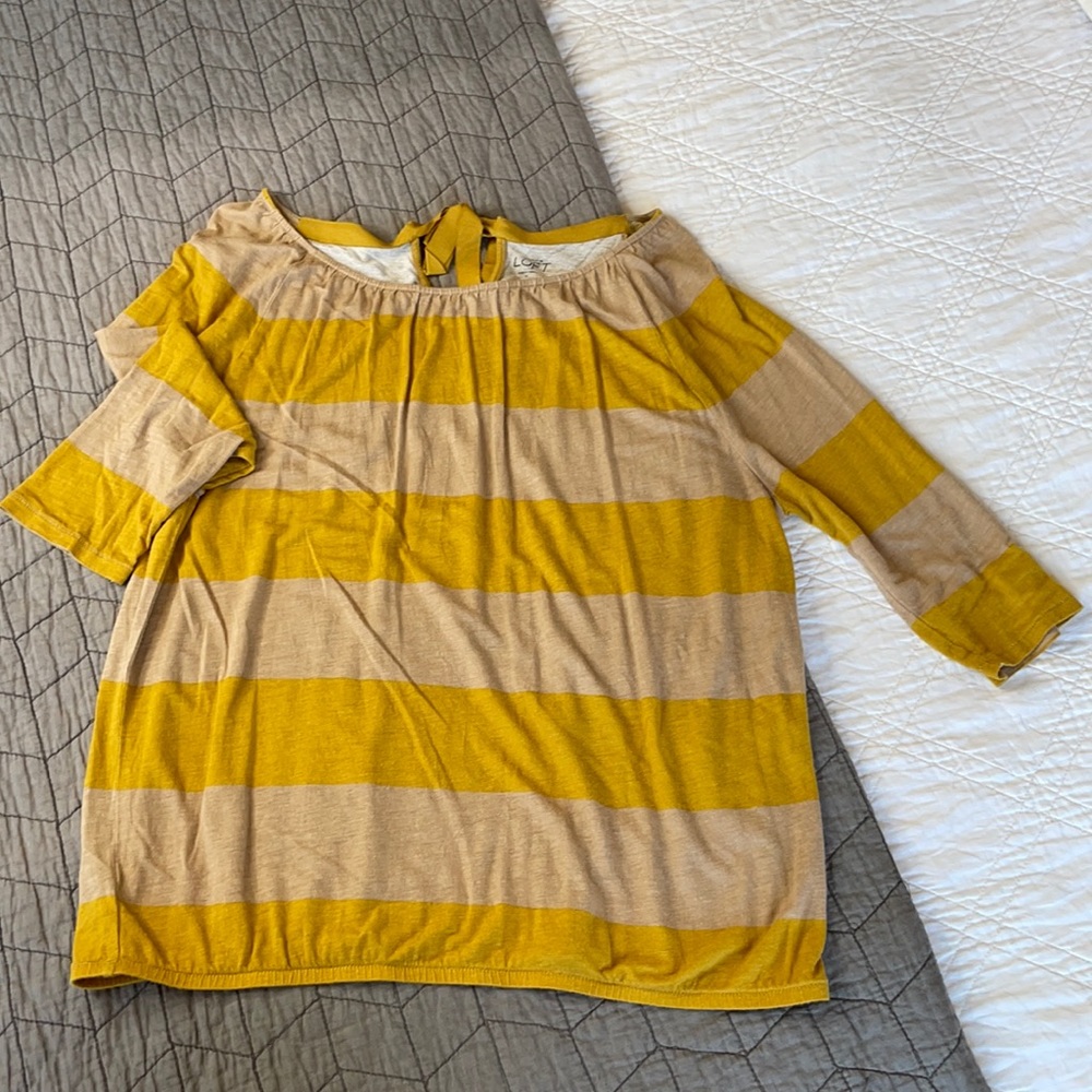 Loft 3/4 length sleeve top